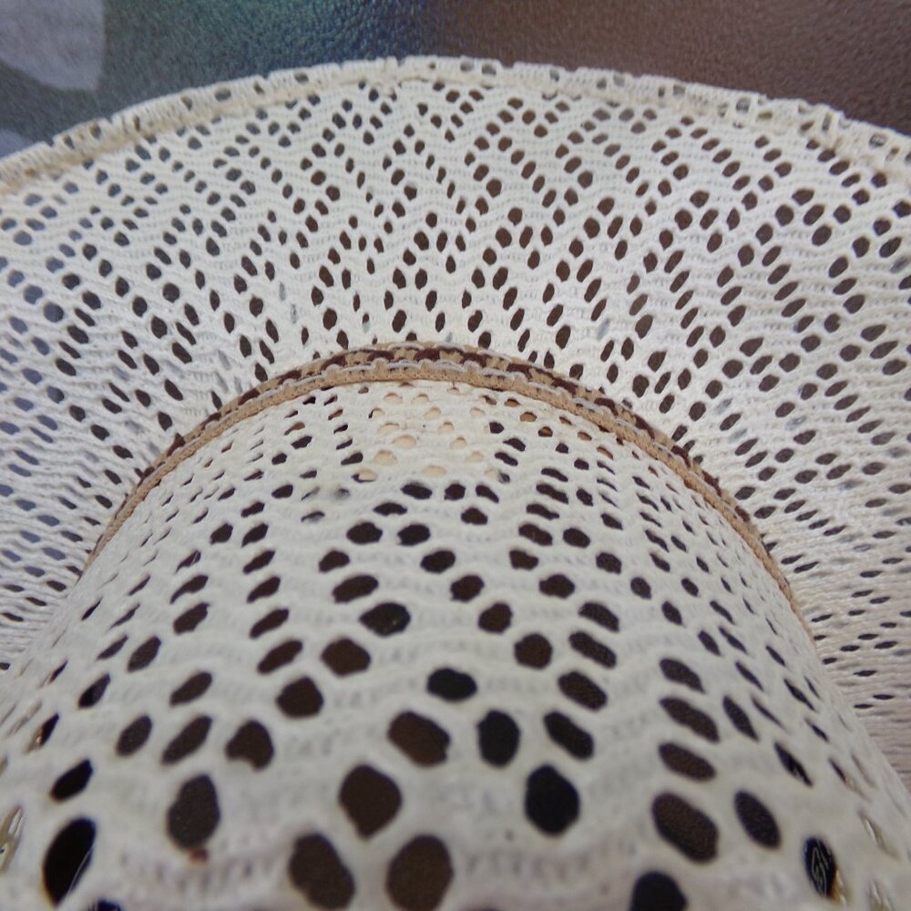 Rodeo Cowboy Cowgirl Hat Vaquero Riding 6 1/4 USA 54 Boy Girl 21'' Mexico White - Picture 10 of 14